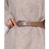 ブラウン | ウエスタンバックルベルト | WEGO【WOMEN】