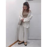 リネンブレンドタックストレートパンツ WE20SM03-L1206 | WEGO【WOMEN】 | 詳細画像18