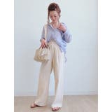 リネンブレンドタックストレートパンツ WE20SM03-L1206 | WEGO【WOMEN】 | 詳細画像28