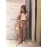 リネンブレンドタックストレートパンツ WE20SM03-L1206 | WEGO【WOMEN】 | 詳細画像22
