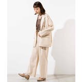 リネンブレンドタックストレートパンツ WE20SM03-L1206 | WEGO【WOMEN】 | 詳細画像2