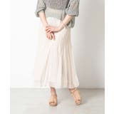 ホワイトアイボリー | ラメシフォンプリーツスカート WE20SM04-L2212 | WEGO【WOMEN】