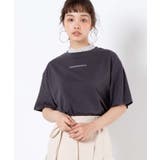 ブラックスミクロ | シャーリングネックロゴTシャツ WE20SM04-L2701 | WEGO【WOMEN】