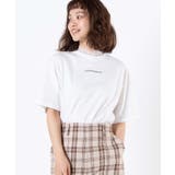 ホワイト | シャーリングネックロゴTシャツ WE20SM04-L2701 | WEGO【WOMEN】