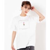 ホワイト | バブルティ-プリントTシャツ WE20SM04-L2725 | WEGO【WOMEN】