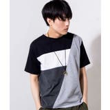 ブラック | 【3点セット】アンサンブルアクセ付キ切替Tシャツ WE20SM04-M1010 | WEGO【MEN】