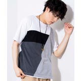 ホワイト | 【3点セット】アンサンブルアクセ付キ切替Tシャツ WE20SM04-M1010 | WEGO【MEN】
