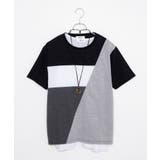 【3点セット】アンサンブルアクセ付キ切替Tシャツ WE20SM04-M1010 | WEGO【MEN】 | 詳細画像17