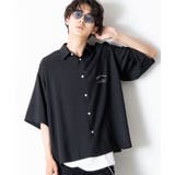 ブラック | シンプルロゴBIGシャツ WE20SM04-M2306 | WEGO【MEN】