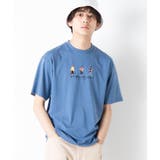 ブルーその他 | ヒューマン刺繍Tシャツ WE20SM04-M2850 | WEGO【MEN】