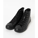 ブラック | エコレザーハイカットスニーカー WE20SM04-MG1174 | WEGO【MEN】