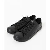 ブラック | エコレザーローカットスニーカー WE20SM04-MG1175 | WEGO【MEN】