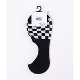 チェッカーショートソックス WE20SM04-MG1187 | WEGO【MEN】 | 詳細画像1