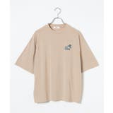 レトロロゴ刺繍5分袖BIGTシャツ | WEGO【MEN】 | 詳細画像31 