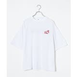 レトロロゴ刺繍5分袖BIGTシャツ | WEGO【MEN】 | 詳細画像33 