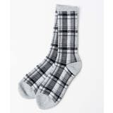 グレー | チェックレギュラーソックス WE20SP03-MG9511 | WEGO【MEN】