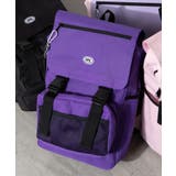 パープル | パスケース付ロゴ刺繍リュック WE20SP12-LG6919 | WEGO【WOMEN】