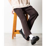 Dブラウン | セミフレアスラックス WE20SS04-M2625 | WEGO【MEN】