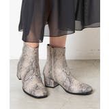 柄1 | スクエアショートブーツ WE20WN09 LG5004 | WEGO【WOMEN】