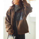 ブラウン | ボアジャケット ブルゾン ボアスタンドブルゾン | WEGO【WOMEN】
