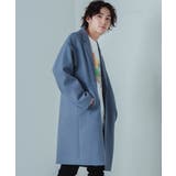 Dサックス | ニットメルトンオーバーコート WE20WN10-M5006 | WEGO【MEN】