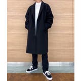 ブラック | ニットメルトンオーバーコート WE20WN10-M5006 | WEGO【MEN】