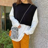 ロンTSETショートニットベスト 韓国 韓国ファッション 秋 冬 秋冬 | WEGO【WOMEN】 | 詳細画像1