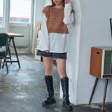 ロンTSETショートニットベスト 韓国 韓国ファッション 秋 冬 秋冬 | WEGO【WOMEN】 | 詳細画像3