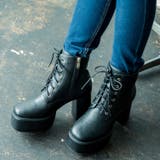 柄1 | ボリュームヒールブーツ | WEGO【WOMEN】