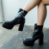 柄2 | ボリュームヒールブーツ | WEGO【WOMEN】