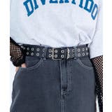 PUブラック | ダブルハトメベルト | WEGO【WOMEN】