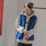 ブルー | フリースリバージブルベスト | WEGO【MEN】