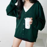 ドロップショルダーニットカーディガン レディース メンズ | WEGO【WOMEN】 | 詳細画像15