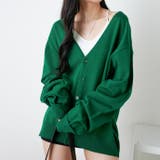 グリーン | ドロップショルダーニットカーディガン レディース メンズ | WEGO【WOMEN】