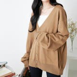 ベージュ | ドロップショルダーニットカーディガン レディース メンズ | WEGO【WOMEN】