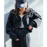ブラック | ショートZIPパーカー レディース 春 | WEGO【WOMEN】
