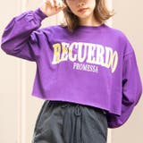 パープル | グラフィックショートロンT 韓国 韓国ファッション | WEGO【WOMEN】