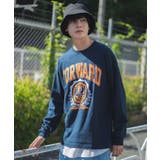 ネイビー | カレッジロゴロンT | WEGO【MEN】