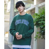 Dグリーン | カレッジロゴロンT | WEGO【MEN】