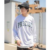 杢グレー | カレッジロゴロンT | WEGO【MEN】