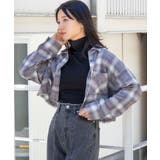 グレー | フリンジショートネルシャツ | WEGO【WOMEN】