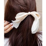 ホワイト | オーガンジーリボンヘアゴム | WEGO【WOMEN】