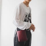 フェイクレザーミニマルポシェット | WEGO【MEN】 | 詳細画像24