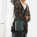 グリーンソノタ | フェイクレザーミニマルポシェット | WEGO【MEN】