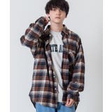 ブルーチェック1 | BIGネルシャツ | WEGO【MEN】