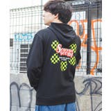 柄7（ブラック系） | グラフィックプルパーカー 韓国 韓国ファッション ストリート系 | WEGO【MEN】