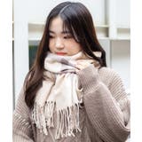 Lベージュ | 大判ストール 韓国 韓国ファッション 秋 冬 秋冬 チェック柄 | WEGO【WOMEN】