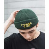 グリーン/ゴシックロゴ | ロゴ2WAYショートビーニー 韓国 韓国ファッション ストリート系 | WEGO【MEN】