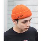 Dオレンジ/ペンシルロゴ | ロゴ2WAYショートビーニー 韓国 韓国ファッション ストリート系 | WEGO【MEN】