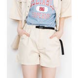 ホワイト | ベルトチノショートパンツ | WEGO【WOMEN】